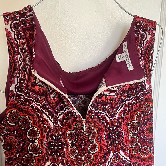 MAGGY‎ LONDON DRESSES FLORAL SIZE 14 - Picture 6 of 7